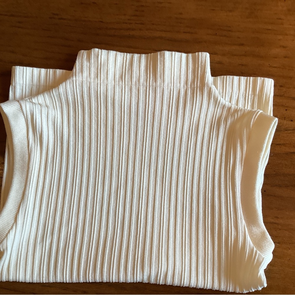 Aura Ribbed Cream Tank Top